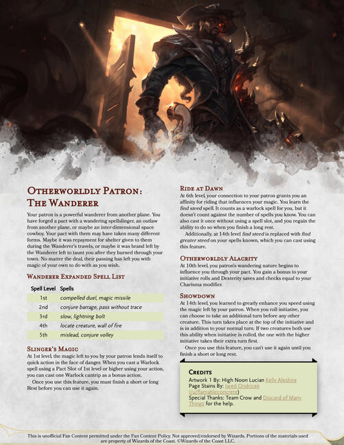 Warlock: The Wanderer